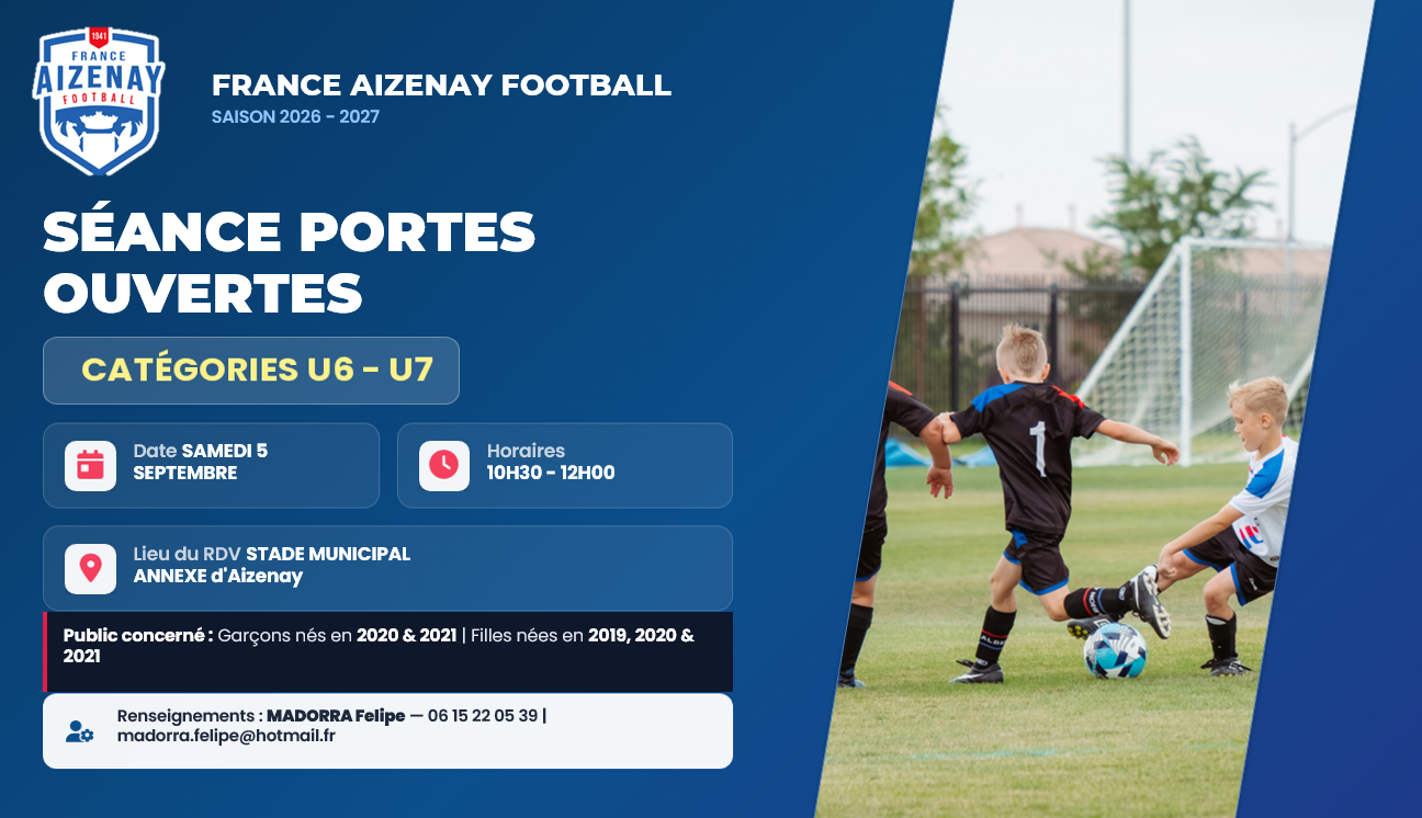 Séance porte ouverte U6/U7
