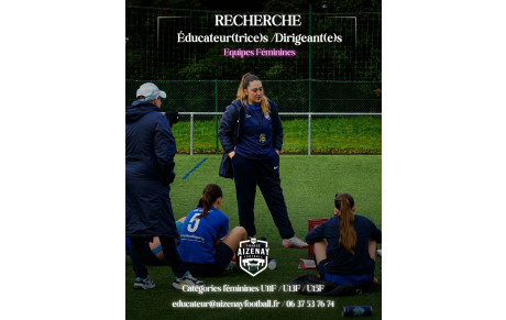 Recherche éducateur(trice)s / dirigeant(e)s