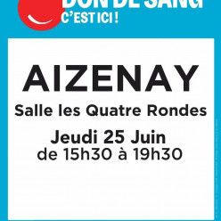 Don du sang à Aizenay !